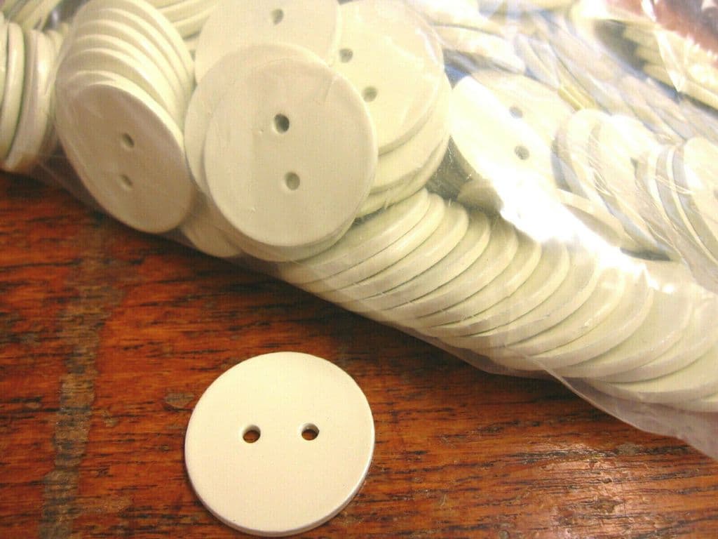 Painted Lead Penny Curtain Weights - Sewing workroom 14g sew in hem ...